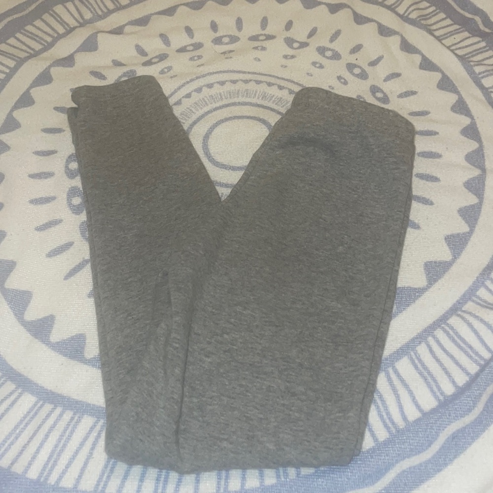Girls Grey Leggings Size M 7/8